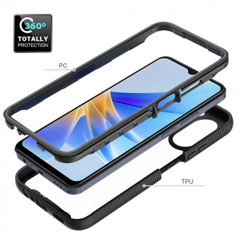 Husa telefon Oppo A17 + Folie - Techsuit Defense360 Pro - Black - Img 4