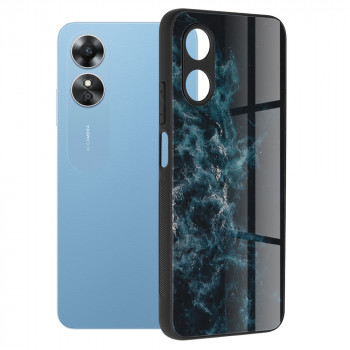 Husa telefon Oppo A17 - Techsuit Glaze Series - Blue Nebula