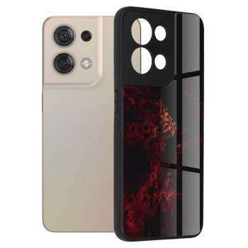 Husa telefon Oppo Reno8 - Techsuit Glaze Series - Red Nebula