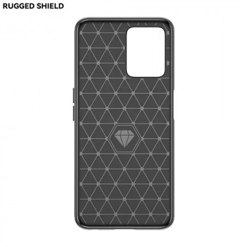 Husa telefon Realme C35 / Narzo 50A Prime - Techsuit Carbon Silicone - Black - Img 4