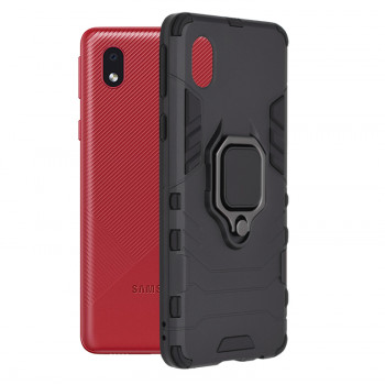 Husa telefon Samsung Galaxy A01 Core / M01 Core - Techsuit Silicone Shield - Black - Img 1