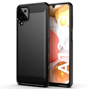 Husa telefon Samsung Galaxy A22 4G - Techsuit Carbon Silicone - Black - Img 1
