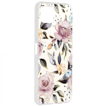 Husa telefon Samsung Galaxy A22 5G - Techsuit Marble Series - Chloe White - Img 2