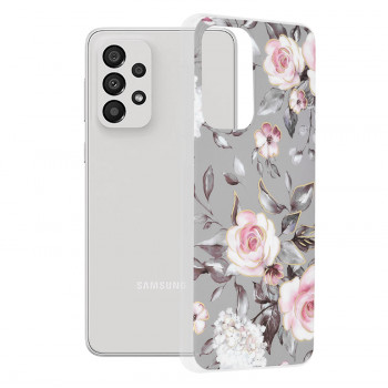 Husa telefon Samsung Galaxy A33 5G - Techsuit Marble Series - Bloom of Ruth Gray