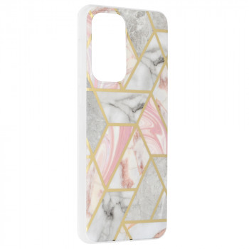 Husa telefon Samsung Galaxy A33 5G - Techsuit Marble Series - Pink Hex - Img 2