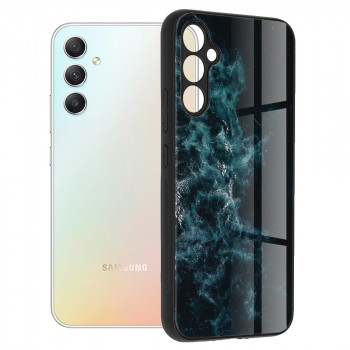 Husa telefon Samsung Galaxy A34 5G - Techsuit Glaze Series - Blue Nebula