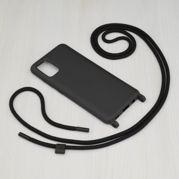Husa telefon Samsung Galaxy A51 4G - Techsuit Crossbody Lanyard - Black - Img 2