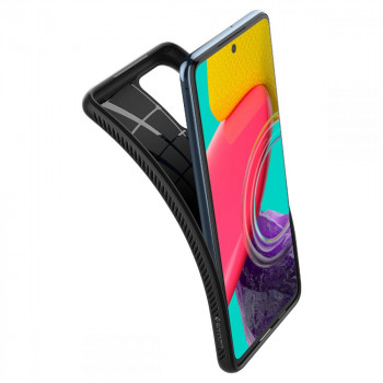 Husa telefon Samsung Galaxy M53 5G - Spigen Liquid Air - Matte Black - Img 3