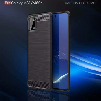 Husa telefon Samsung Galaxy Note 10 Lite - Techsuit Carbon Silicone - Black - Img 4