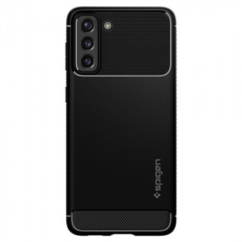 Husa telefon Samsung Galaxy S21 5G - Spigen Rugged Armor - Black - Img 2
