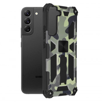 Husa telefon Samsung Galaxy S22 Plus 5G - Techsuit Blazor Series - Camo Lime - Img 1