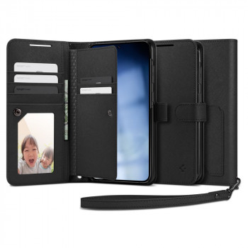 Husa telefon Samsung Galaxy S23 Plus - Spigen Wallet S Plus - Black - Img 1