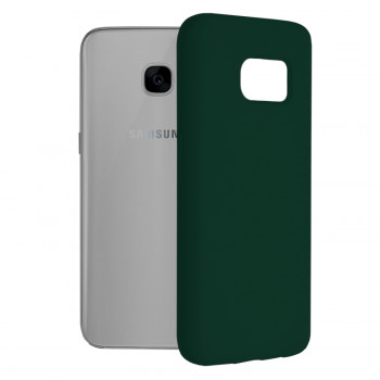 Husa telefon Samsung Galaxy S7 - Techsuit Soft Edge Silicone - Dark Green - Img 1