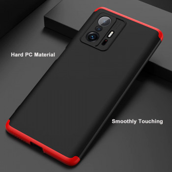 Husa telefon Xiaomi 11T / 11T Pro + Folie - GKK 360 - Black - Img 4