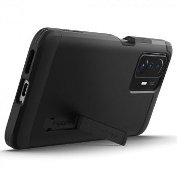 Husa telefon Xiaomi 11T / 11T Pro - Spigen Tough Armor - Black - Img 4