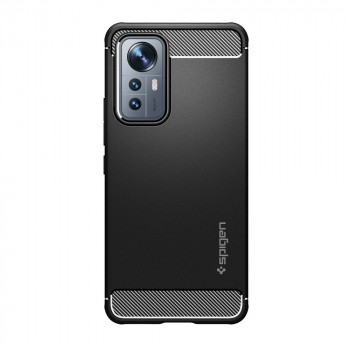 Husa telefon Xiaomi 12 Lite - Spigen Rugged Armor - Black - Img 3
