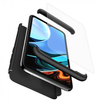 Husa telefon Xiaomi Redmi 9T / Redmi 9 Power + Folie - GKK 360 - Black