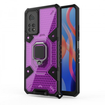 Husa telefon Xiaomi Redmi Note 11 / Note 11S - Techsuit Honeycomb Armor - Rose-Violet - Img 1