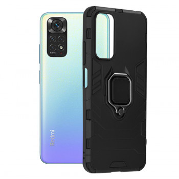 Husa telefon Xiaomi Redmi Note 11 / Note 11S - Techsuit Silicone Shield - Black - Img 1