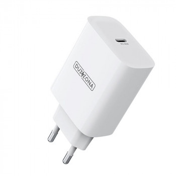 Incarcator Priza Type-C, Fast Charging, 20W - Duzzona (T3) - White - Img 1