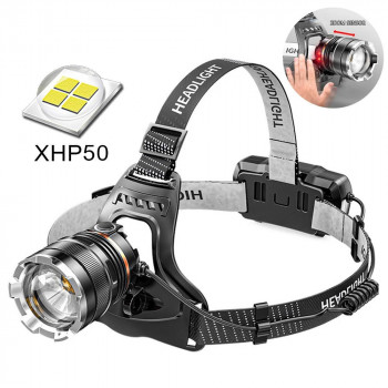 Lanterna Cap LED P50 - Techsuit (HL-A-03) - Black - Img 3