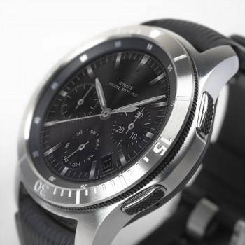 Rama pentru Samsung Galaxy Watch 46mm / Gear S3 Classic / Gear S3 Frontier - Ringke Bezel Styling - Black Yellow - Img 2