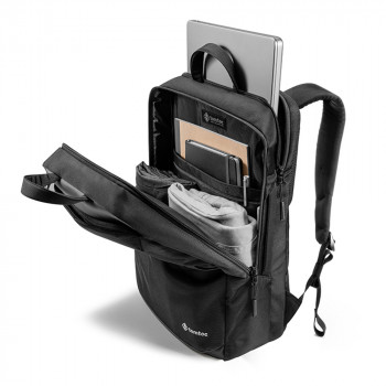 Rucsac Rezistent la Apa pentru Laptop, 20l, 15.6″ - Tomtoc Navigator (T71M1D1) - Black - Img 3