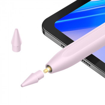 Stylus Pen cu Functiile Palm Rejection si Tilt - Baseus Smooth Writing 2 Series (SXBC060104) - Pink - Img 4