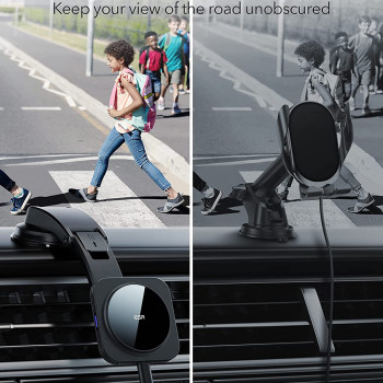 Suport Auto Bord Compatibil Magsafe - ESR HaloLock - Black - Img 4