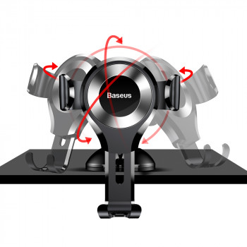 Suport Auto Bord / Parbriz - Baseus Osculum (SUYL-XP0S) - Black Silver - Img 3