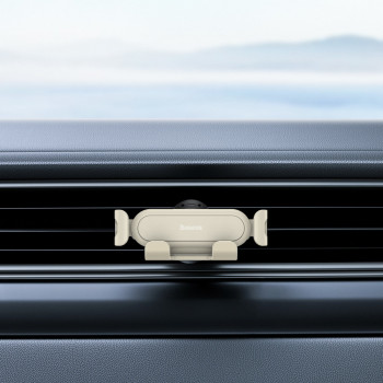 Suport Auto Grila Ventilatie - Baseus Stable Gravitational (SUWX010002) - Creamy-White - Img 4