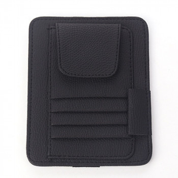 Suport pentru ochelari auto - Techsuit Car Sun Mount Organizer (CO- S1) - Black - Img 3
