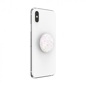 Suport pentru telefon - Popsockets PopGrip - Iridescent Confetti White - Img 4
