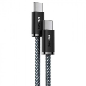 Cablu de Date Type-C la Type-C Fast Charging, 100W, 2m - Baseus Dynamic Series (CALD000316) - Black - Img 2