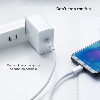 Cablu de Date USB-C la Type-C PD60W, 3A, 2m - Ugreen (60520) - White - Img 4