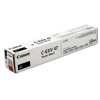 Cartus imprimanta CANON C-EXV-47 B OEM laser toner original 8516B002, C-EXV47, black, 19000 pagini