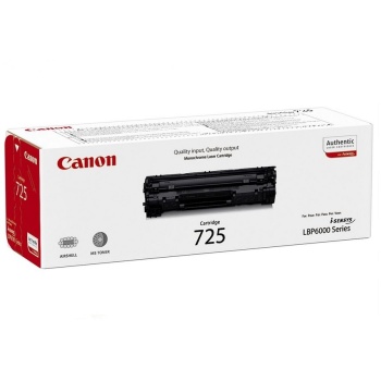 Cartus imprimanta Canon OEM CRG-725 Laser toner original 3484B002, 725, black, 1600 pagini