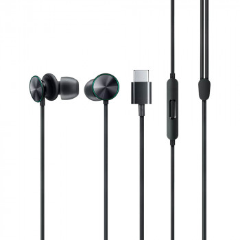 Casti Audio Type-C cu Microfon - Oppo (MH152) - Black (Bulk Packing) - Img 1