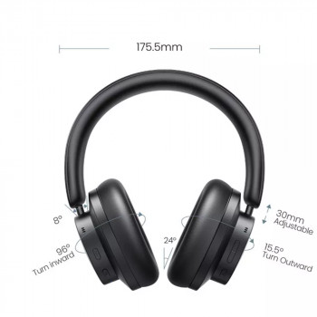 Casti Bluetooth Wireless Noise Cancelling - Ugreen (90422) - Black - Img 4