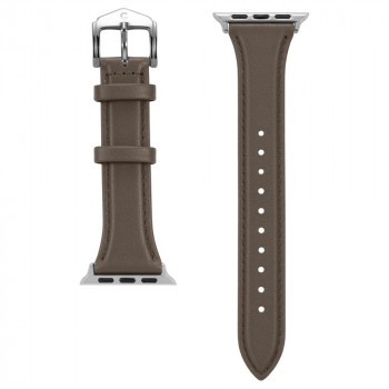 Curea pentru Apple Watch 1/2/3/4/5/6/7/8/SE/SE 2 (38/40/41mm) - Spigen Cyrill Kajuk - Khaki - Img 3