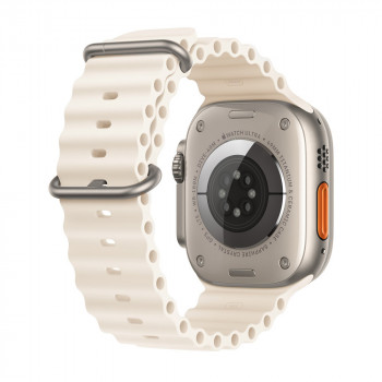 Curea pentru Apple Watch 1/2/3/4/5/6/7/8/SE/SE 2 (38/40/41mm) - Techsuit Watchband (W038) - White - Img 4