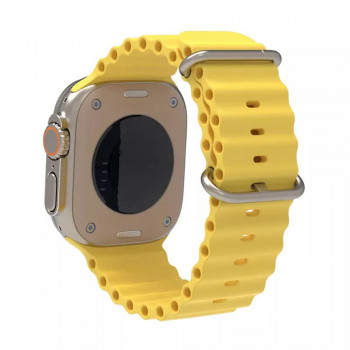 Curea pentruApple Watch 1/2/3/4/5/6/7/8/SE/SE 2 (38/40/41mm) - Techsuit Watchband (W038) - Yellow - Img 2