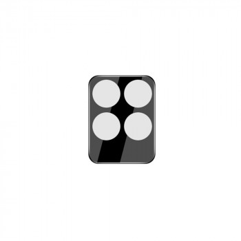 Folie Camera pentru Realme 8i - Mocolo Silk HD PRO Camera Glass - Black - Img 2