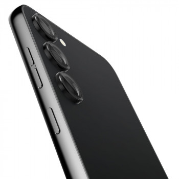 Folie Camera pentru Samsung Galaxy S23 / S23 Plus (set 2) - Spigen Optik.TR EZ FIT - Black - Img 4