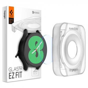 Folie pentru Samsung Galaxy Watch 4 / 5 40mm (set 2) - Spigen Glas.TR EZ FIT - Clear - Img 1
