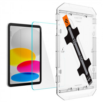 Folie pentru tableta iPad 10 (2022) 10.9 - Spigen Glas.TR EZ FIT - Clear - Img 2