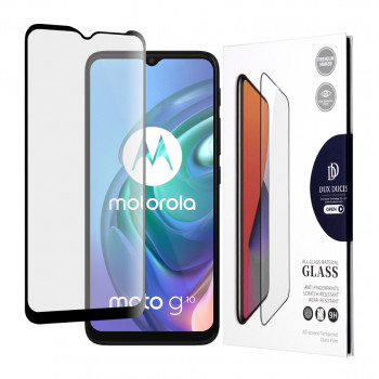 Folie protectie telefon Motorola Moto G10 / G20 / G30 / G9 Play / E7 Plus - Dux Ducis Tempered Glass - Black