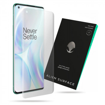 Folie protectie telefon OnePlus 8 Pro - Alien Surface Screen Case Friendly - Transparent