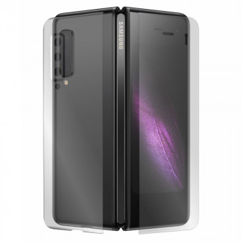 Folie protectie telefon Samsung Galaxy Fold, Galaxy Fold 5G - Alien Surface Screen+Edges+Back - Transparent - Img 3