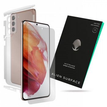 Folie protectie telefon Samsung Galaxy S21 Plus 5G - Alien Surface Screen+Edges+Back - Transparent